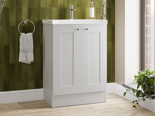 Avalon Bathrooms - Daresbury - Grey Mist Cloakroom Furniture