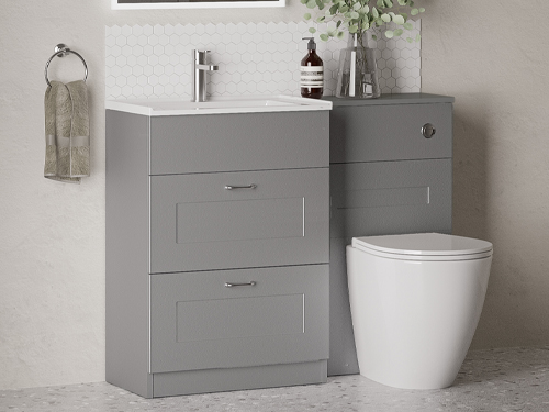 Avalon Bathrooms - Daresbury - Dust Grey Cloakroom Furniture