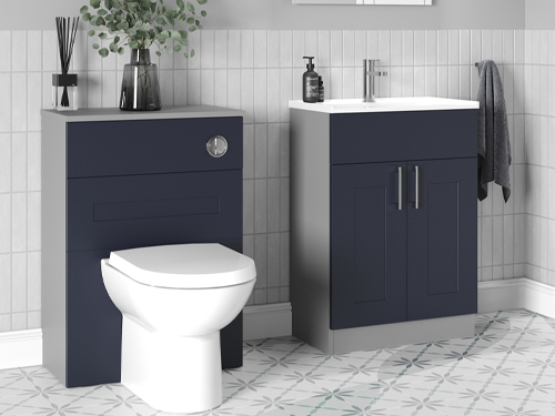 Avalon Bathrooms - Daresbury - Indigo Cloakroom Furniture