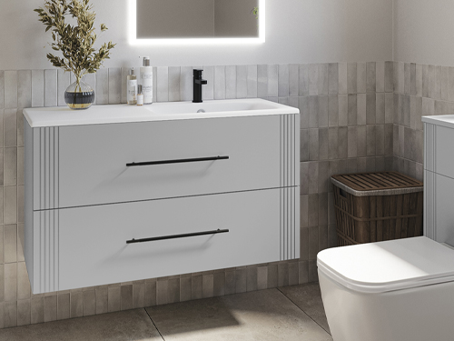 Avalon Bathrooms - Esatto - Grey Mist Modular Furniture