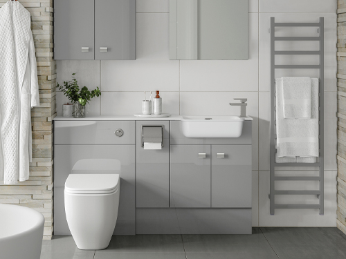 Avalon Bathrooms - Image - Grey Mist Fitted Furniture