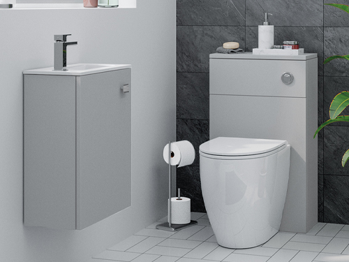 Avalon Bathrooms - Metro - Grey Mist Cloakroom Furniture