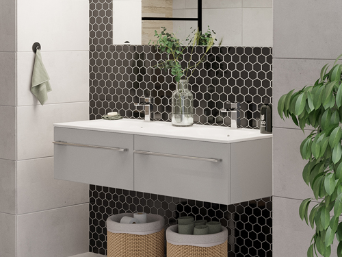 Avalon Bathrooms - Metro - Grey Mist Modular Furniture