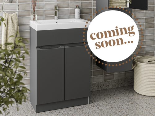 Avalon Bathrooms - Senza - Charcoal Cloakroom Furniture