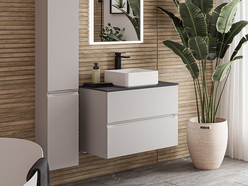 Avalon Bathrooms - Senza - Grey Mist Modular Furniture