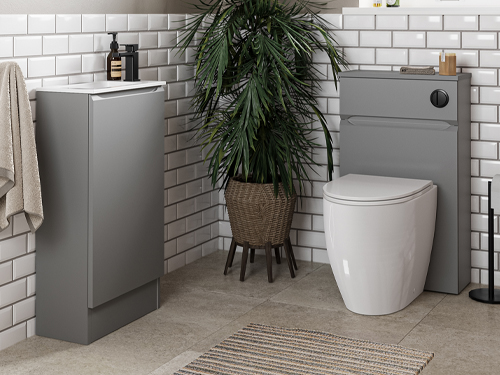 Avalon Bathrooms - Senza - Dust Grey Cloakroom Furniture