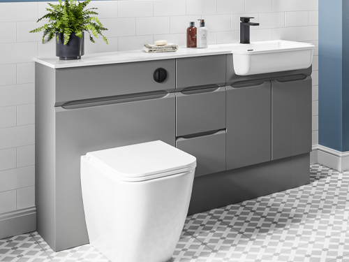 Avalon Bathrooms - Senza - Dust Grey Fitted Furniture