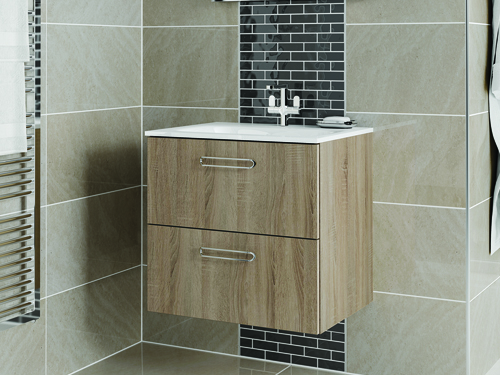 Avalon Bathrooms - Tempo Colour - Bardolino Oak Modular Furniture