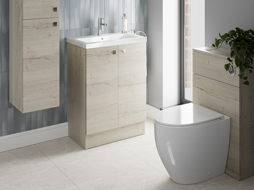 Avalon Bathrooms - Tempo Colour - River Wash Cloakroom Furniture