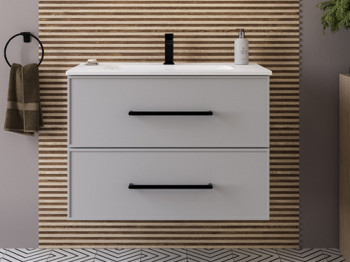 Avalon Bathrooms - Vasso - Grey Mist Modular Furniture