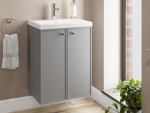 Avalon Bathrooms - Vasso - Dust Grey Cloakroom Furniture