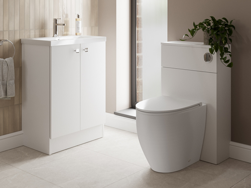 Avalon Bathrooms - Metro - White Cloakroom Furniture