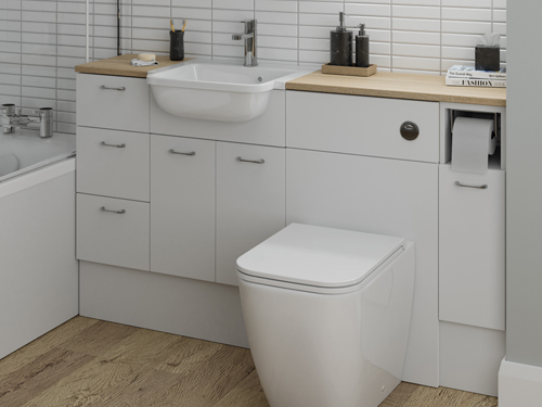 Avalon Bathrooms - Metro - White Fitted Furniture