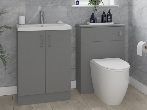 Avalon Bathrooms - Metro - Dust Grey Cloakroom Furniture