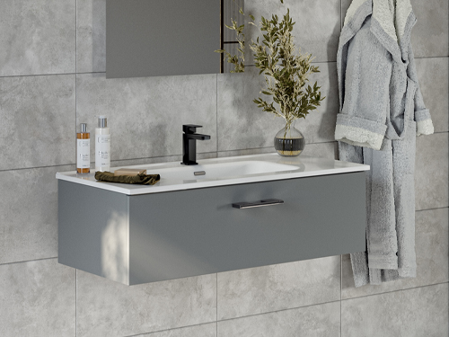 Avalon Bathrooms - Metro - Dust Grey Modular Furniture