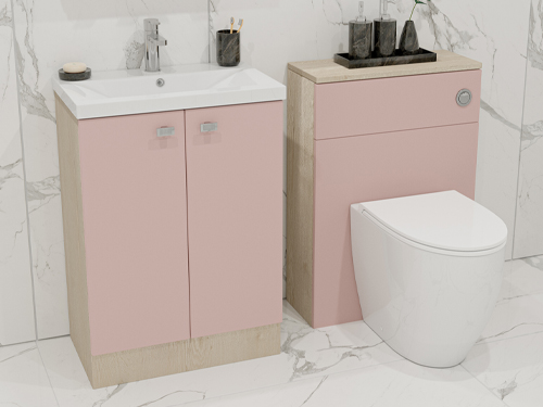 Avalon Bathrooms - Metro - Rose Cloakroom Furniture