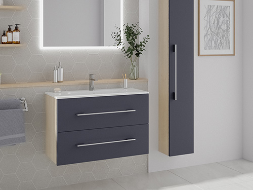 ECO Bathroom Furniture - DESIGN - Metro Indigo