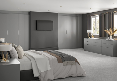 Holcombe Bedroom Furniture - Essenza Dust Grey