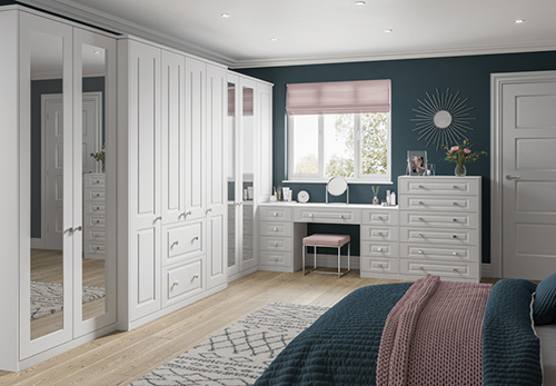 Holcombe Bedroom Furniture - Grosvenoe Smooth White