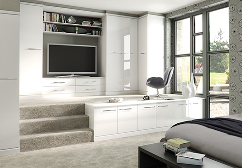 Holcombe Bedroom Furniture - Gloss White