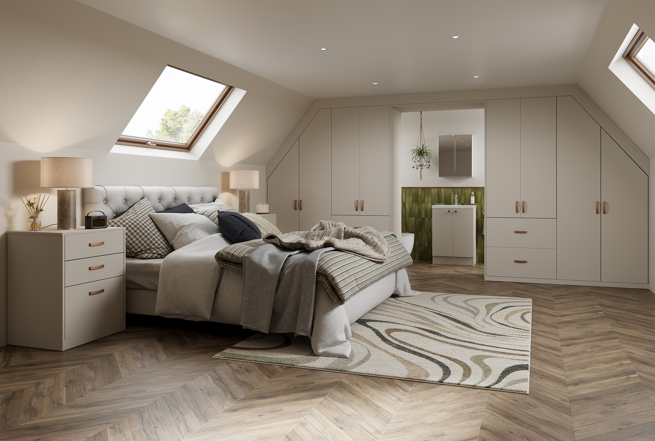 JJO Holcombe Bedrooms Melford Kashmir with Angled Doors