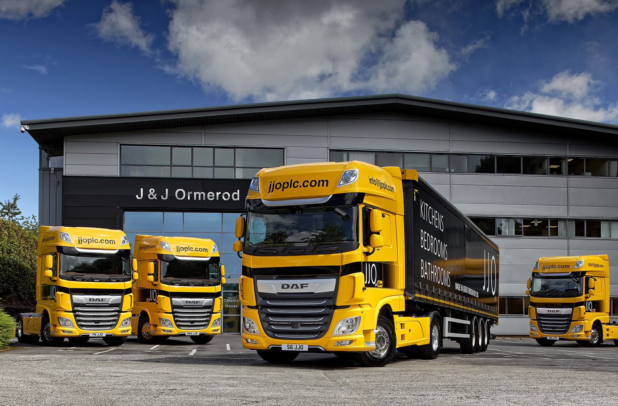 JJO DAF Vehicle Investment - Four new DAF Tractor Units in 250k spend