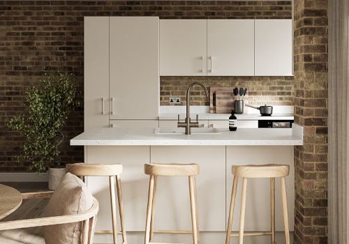 Metro Matt Bleached Stone Kitchen