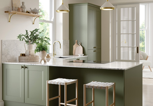 Haddington Moss Green Kitchen
