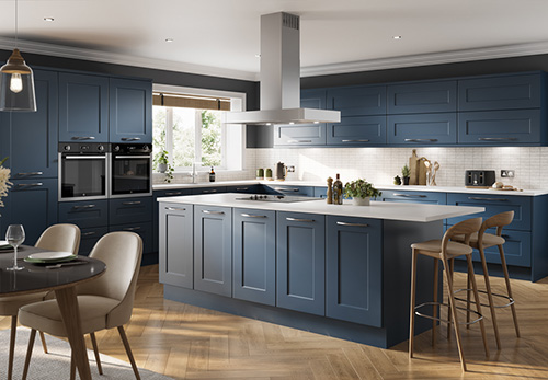 Avalon Kitchen Furniture - Solent Tyrolean Blue