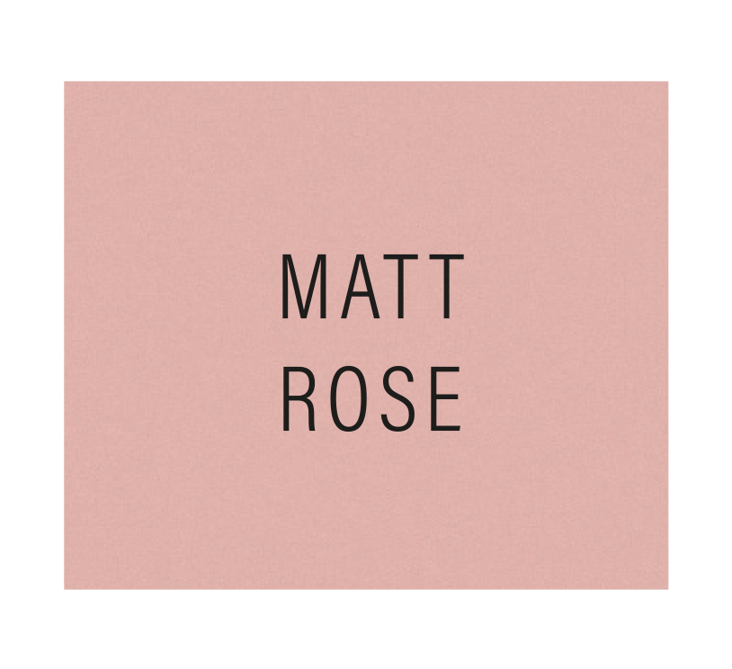 ECO Bathrooms - Apri - Matt Rose Swatch