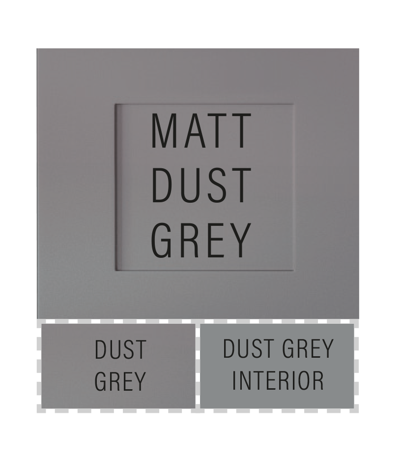 ECO Bathrooms - Daresbury - Matt Dust Grey Swatch