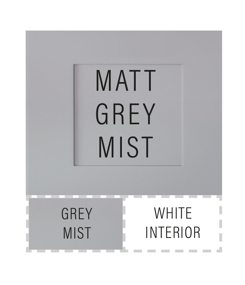 ECO Bathrooms - Daresbury - Matt Grey Mist Swatch