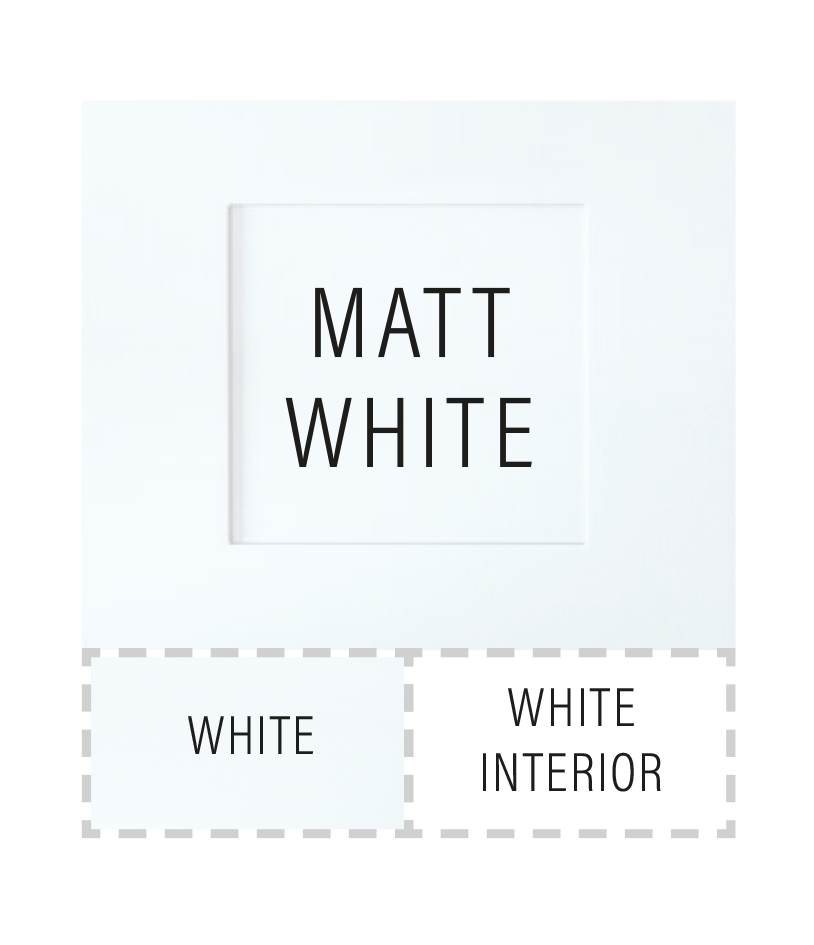 ECO Bathrooms - Daresbury - Matt White Swatch