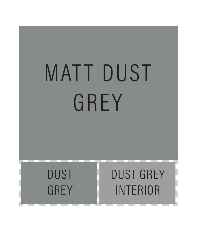 ECO Bathrooms - Metro - Matt Dust Grey Swatch