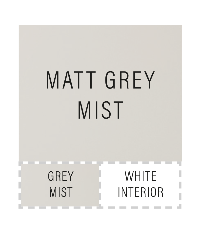 ECO Bathrooms - Metro - Matt Grey Mist Swatch